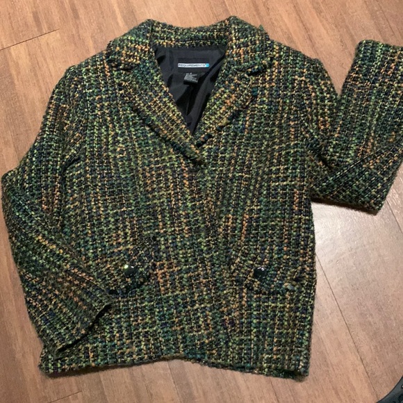 Requirements jacket beautiful multicolored short lined - Picture 1 of 2